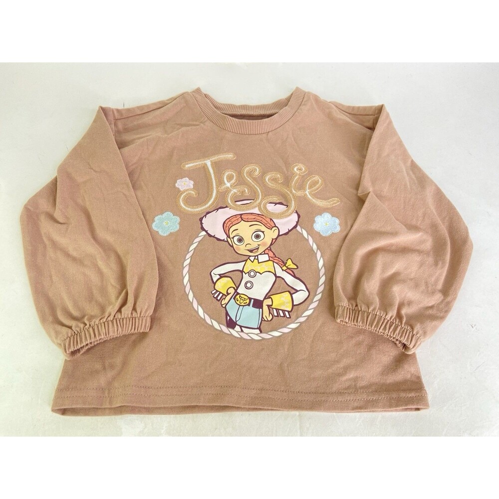 Disney Toy Story Jesse Long Sleeve Shirt Top Blouse Toddler Girls Size 3T - 4T